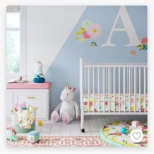 Cloud Island Crib Floral Bedding Set